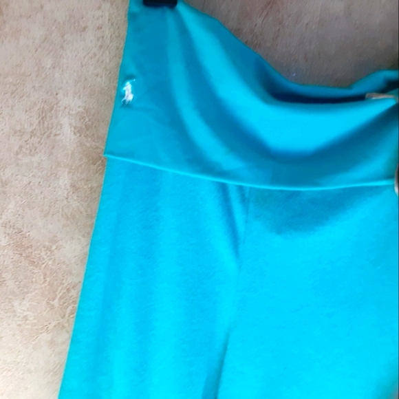 Ralph Lauren Wide Leg Pant Palazzo SPORTS FOLD Hi Lo Waist Size Medium - Picture 8 of 10